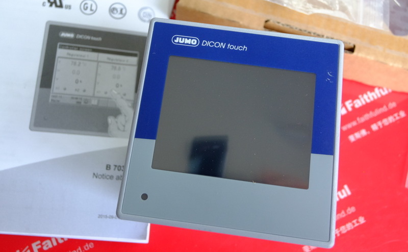 Jumo 00654163 JUMO Dual Channel Process and Program Controller Dicon touch 703571/8-01-10-00-11-11-11-16-00-23-00/000