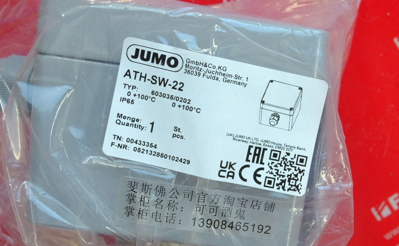 Jumo 00433354 JUMO Surface Mount Temperature Switch ATH-SW-22 603035/9/00 Dual System
