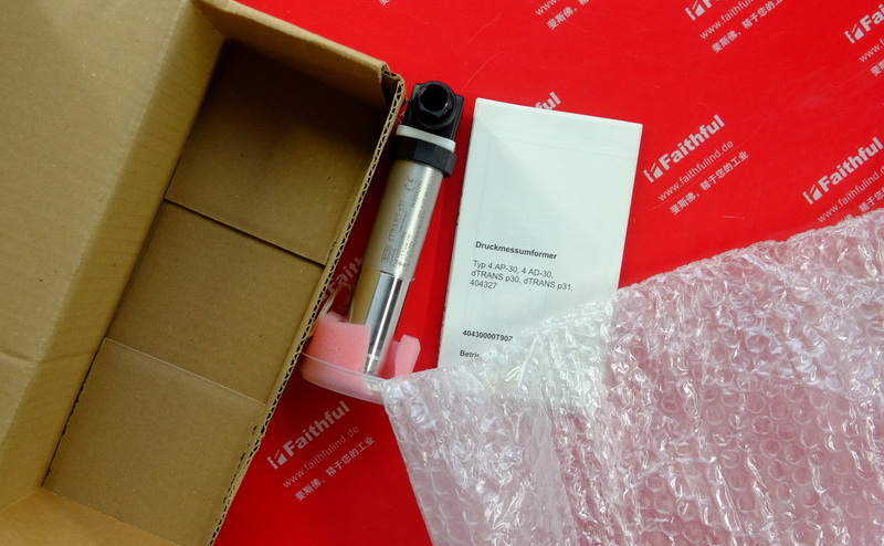 Jumo 00592294 JUMO Pressure Sensor dTRANS P31 402050-482-405-613-20-631 Pressure Transmitter for Increasing Medium Temperature