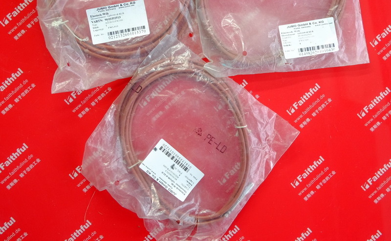 Jumo 00392513 JUMO Plug-in Thermal Resistance Temperature Sensor 902150-1-1-6-50-11-2500/000