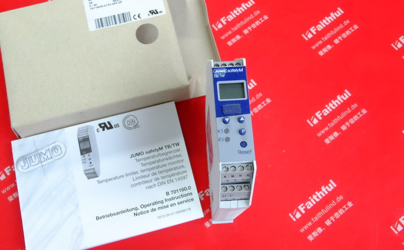 Jumo 00538975 JUMO Temperature Limiter 701160/9-0153-042-25 Monitor safetyM TB/TW