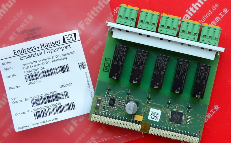 E H 52025719 Relay output board for ENDRESS HAUSER ultrasonic level meter FMU90 FMU91 Endress Hauser