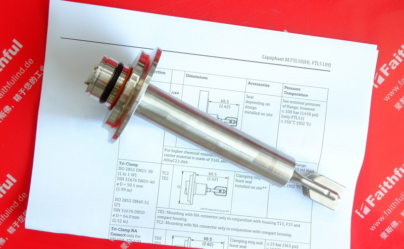 E H TE2 ENDRESS HAUSER Sensor for tuning fork level gauge FTL50 FTL51 FTL50H clamp Endress Hauser