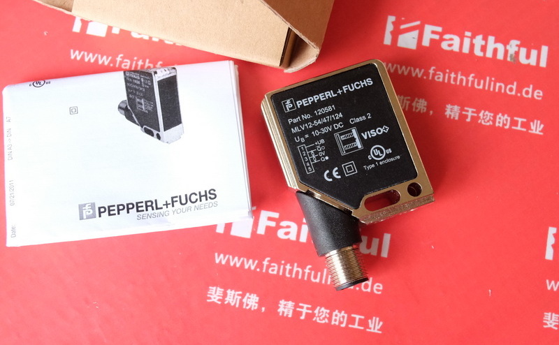 P F 120581 PEPPERL FUCHS Reflector Plate Type Photoelectric Sensor MLV12-54/47/124 Pepperl Fuchs