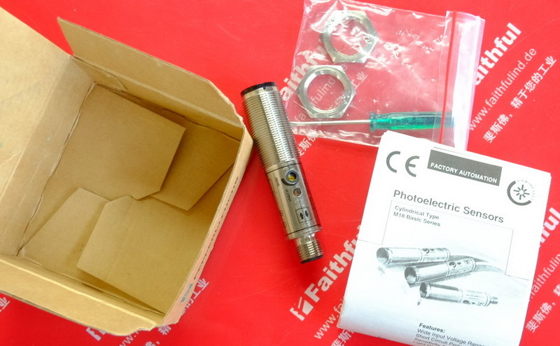 P F 082415 PEPPERL FUCHS diffuse reflection photoelectric sensor OBT200-18GM70-E5-V1 Pepperl Fuchs