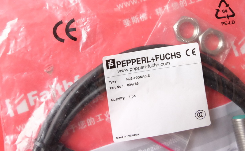 P F 024783 PEPPERL FUCHS inductive sensor NJ2-12GM40-E Pepperl Fuchs