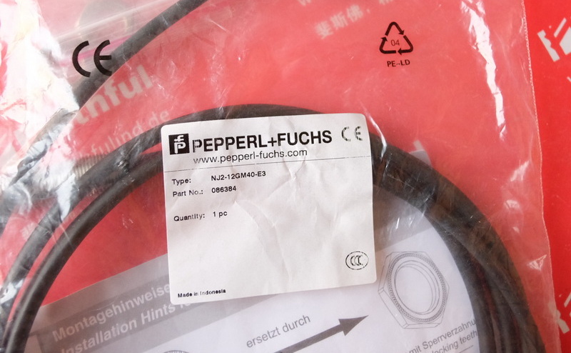 P F 086384 PEPPERL FUCHS Inductive sensor NJ2-12GM40-E3 Pepperl Fuchs