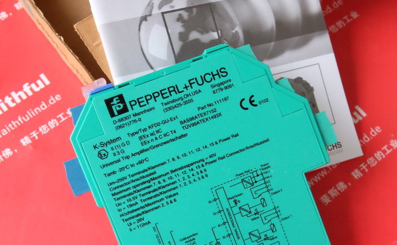 P F 111197 PEPPERL FUCHS temperature transmitter KFD2-GU-Ex1 Pepperl Fuchs