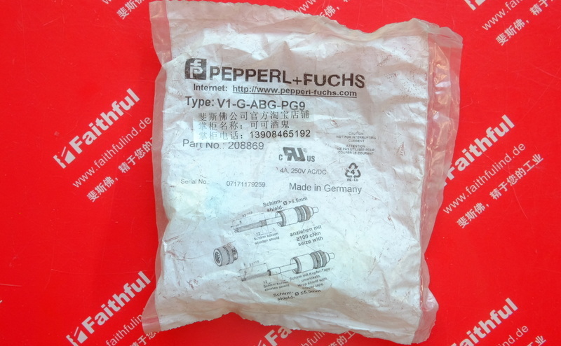 P F 208869 PEPPERL FUCHS female cable kit V1-G-ABG-PG9 Pepperl Fuchs