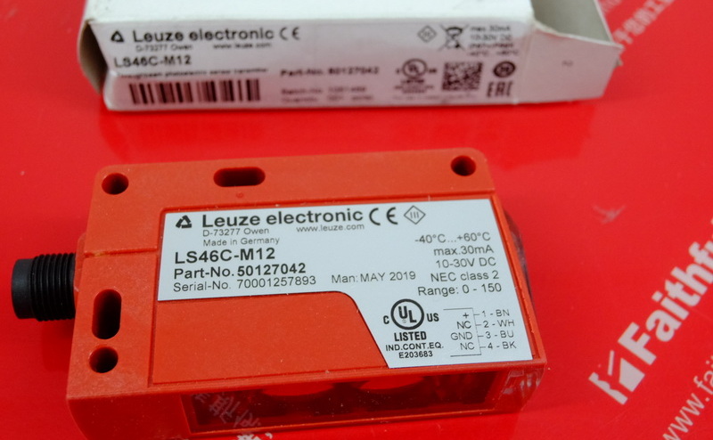 Leuze 50127042 LEUZE Opposition Photoelectric Sensor LS46C-M12 Transmitting End