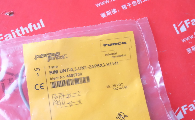 Turck 4685730 TURCK Magnetic Cylinder Induction Sensor BIM-UNT-0.3-UNT-2AP6X3-H1141
