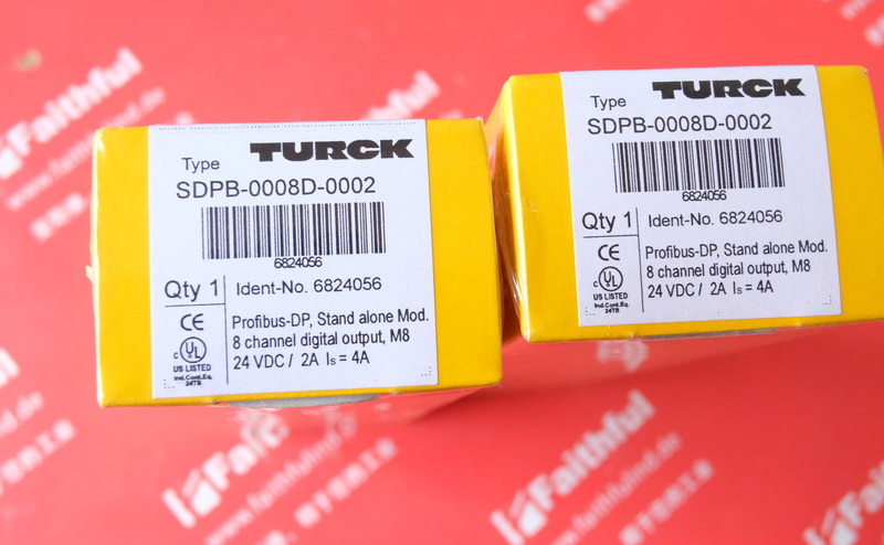 Turck 6824056 TURCK piconet independent module for PROFIBUS-DP SDPB-0008D-0002 8 digital outputs