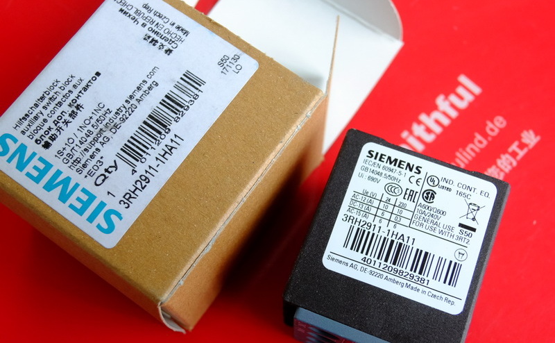 Siemens 3RH2911-1HA11 SIEMENS auxiliary contact