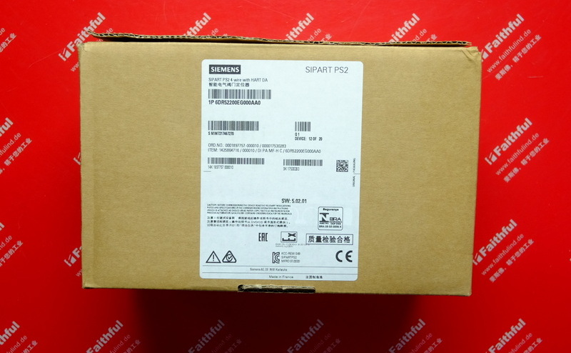Siemens 6DR5220-0EG00-0AA0 SIEMENS electric valve positioner SIPART PS2