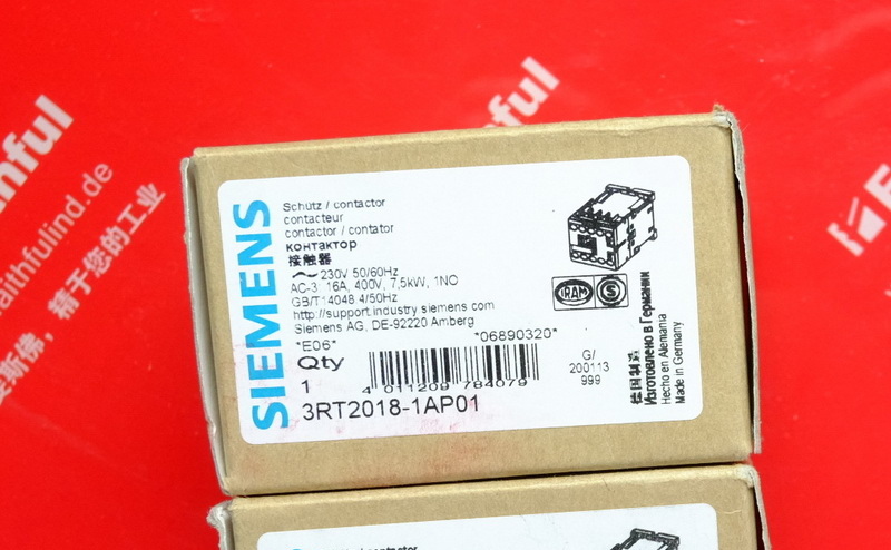 Siemens 3RT2018-1AP01 SIEMENS Contactor SIRIUS 230V