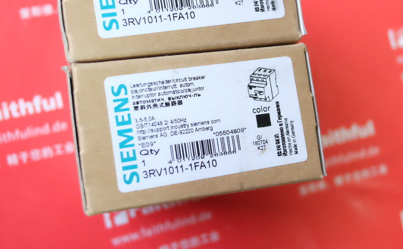 Siemens 3RV1011-1FA10 SIEMENS Plastic Case Circuit Breaker