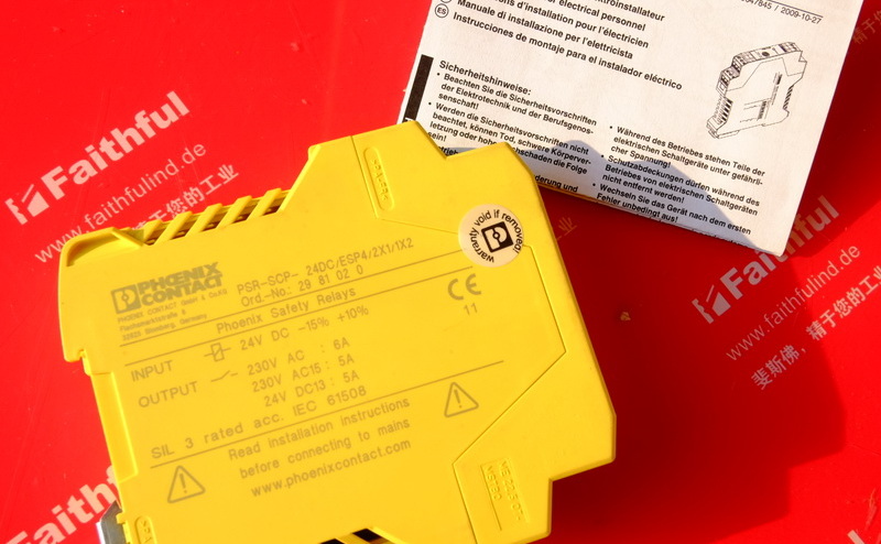 Phoenix Contact 2981020 PHOENIX CONTACT safety relay PSR-SCP- 24DC/ESP4/2X1/1X2