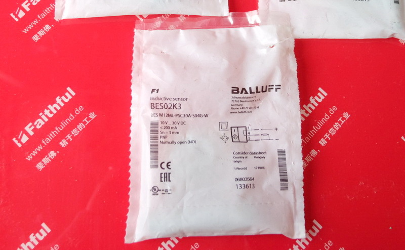 Balluff BES02K3 BALLUFF Inductive Attenuation Coefficient 1 Sensor BES M12ML-PSC30A-S04G-W