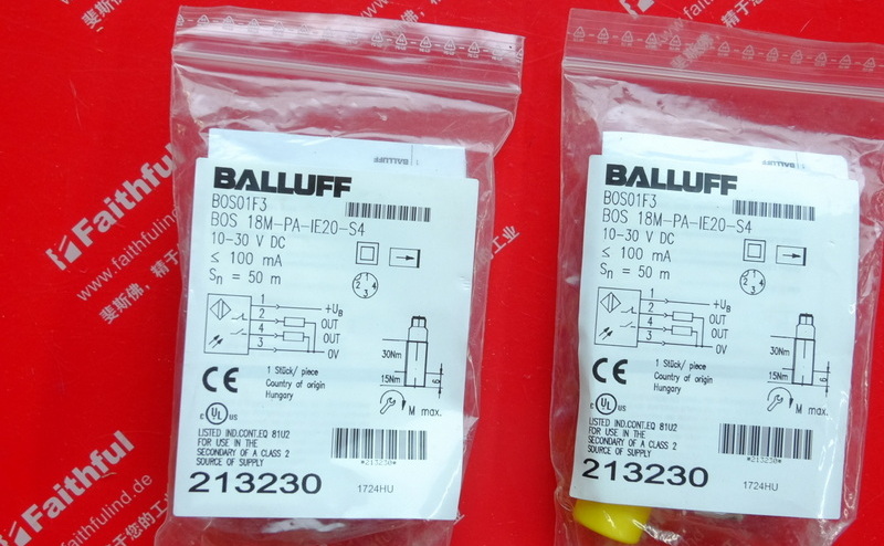 Balluff BOS01F3 BALLUFF Magnetic Beam Sensor BOS 18M-PA-IE20-S4