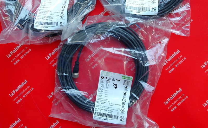 Murr-Elektronik 7000-12221-6241000 MURR New Connection Line M12 4 Core 10 m