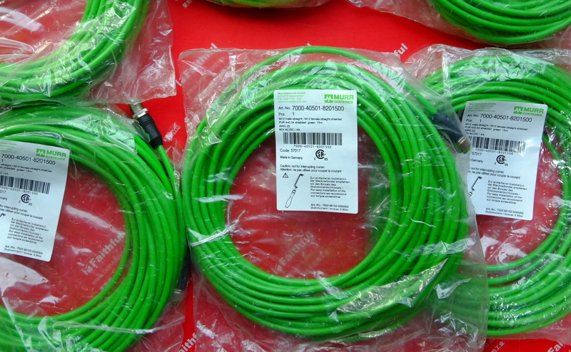 Murr-Elektronik 7000-40501-8201500 MURR connection line M12 4-core male and female head 15 m