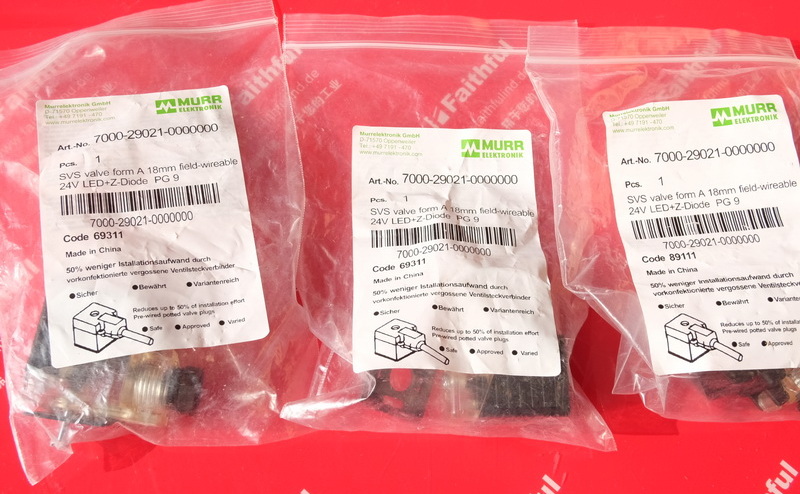 Murr-Elektronik 7000-29021-0000000 MURR Solenoid Valve Connector