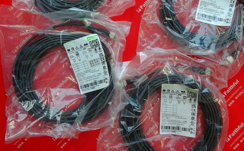 Murr-Elektronik 7000-40021-6341000 MURR connection line M12 4-core male and female head 10 m