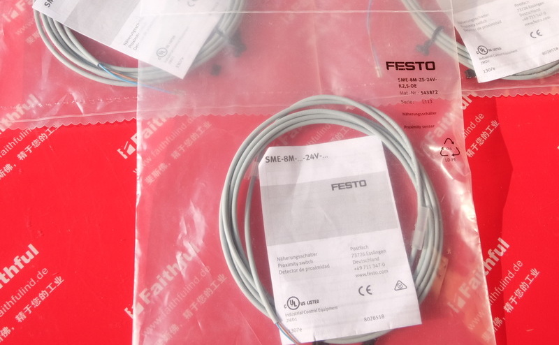 Festo 543872 FESTO Proximity Switch SME-8M-ZS-24V-K-2,5-OE