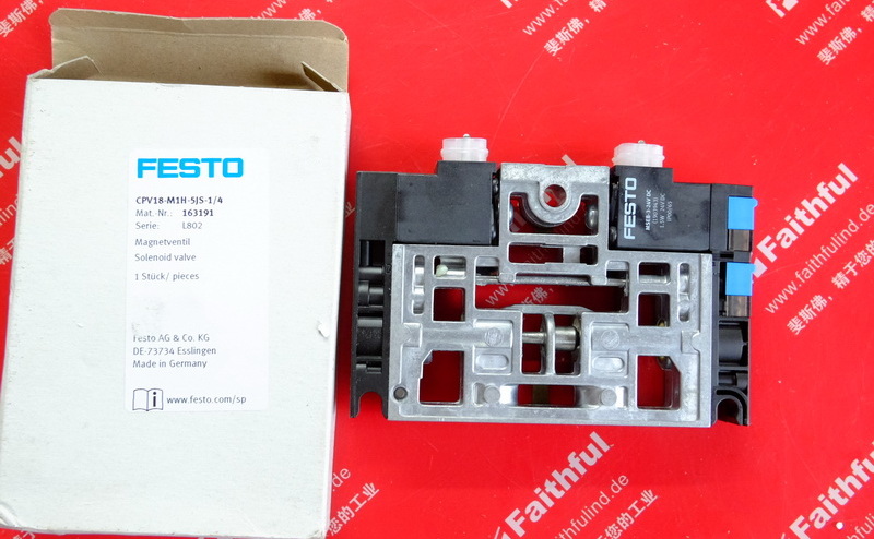 Festo 163191 FESTO solenoid valve CPV18-M1H-5JS-1/4