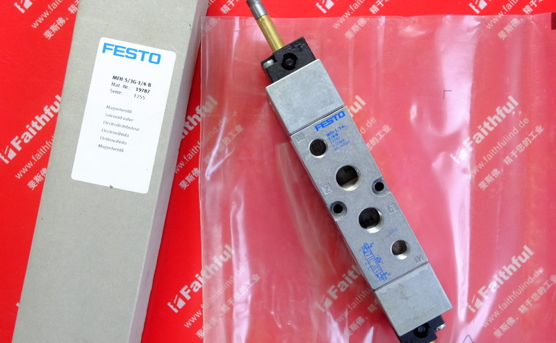 Festo 19787 FESTO solenoid valve MFH-5/3G-1/4-B