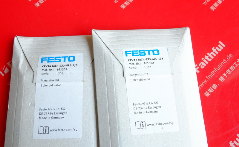 Festo 161362 FESTO solenoid valve CPV14-M1H-2X3-GLS-1/8