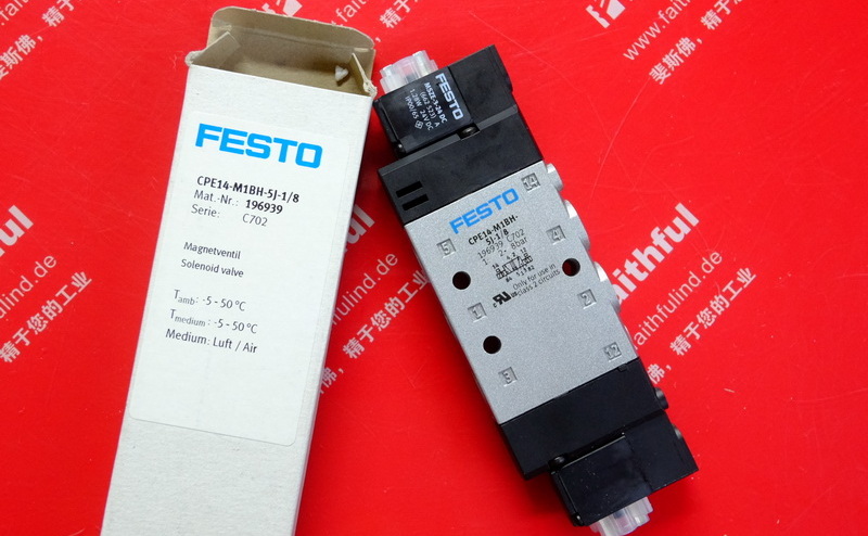 Festo 196939 FESTO solenoid valve CPE14-M1BH-5J-1/8