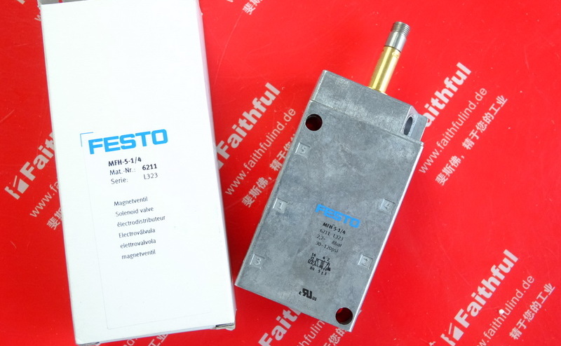Festo 6211 FESTO solenoid valve MFH-5-1/4