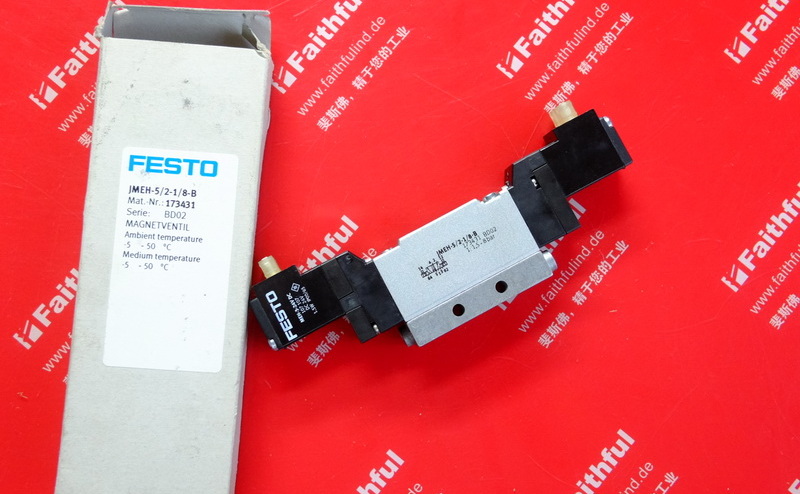 Festo 173431 FESTO solenoid valve JMEH-5/2-1/8-B