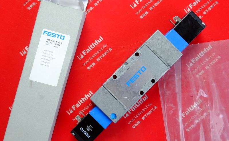 Festo 31004 FESTO solenoid valve MVH-5/3G-1/4-S-B