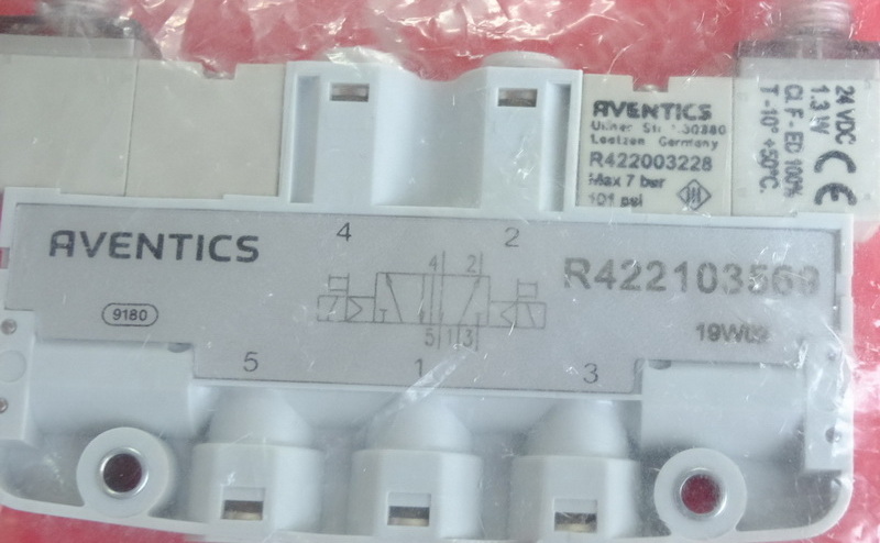 Emerson LS04-AF EMERSON of Two-position Five-way Reversing Valve for Aventics R422103569 AVENTICS
