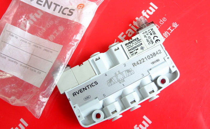 Emerson LS04-AF EMERSON of Three-position Five-way Reversing Valve for Aventics R422103842 AVENTICS