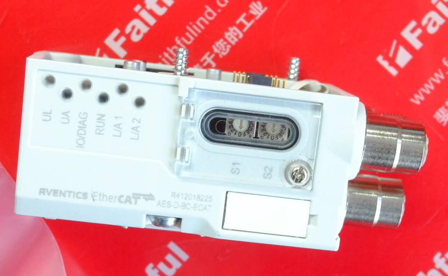 Aventics R412018225 AVENTICS Valve Island Connector Emerson AES-D-BC-ECAT EtherCAT EMERSON