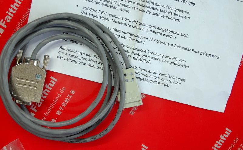 Wago 787-890 WAGORS-232 communication cable 1.8m