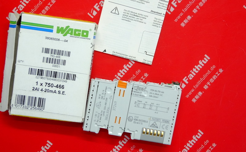 Wago 750-466 WAGO2 Channel Analog Input Modules WAGO I/O SYSTEM