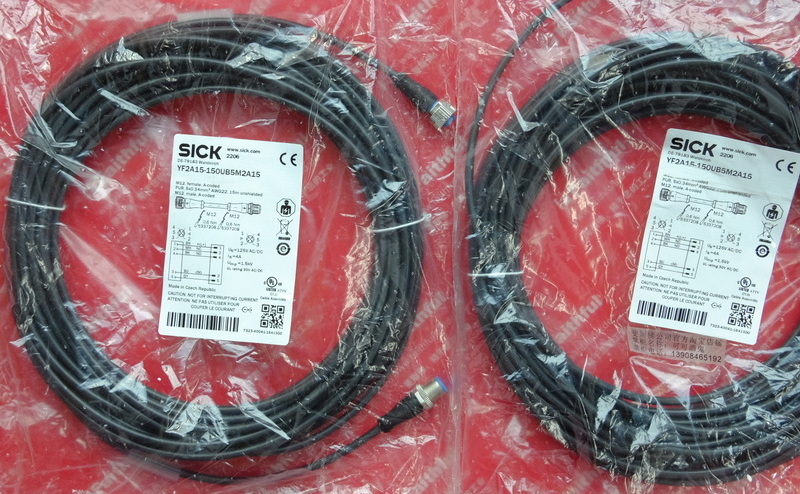 Sick YF2A15-150UB5M2A15 SICK cable 2096171 M12 5 core 15 m male and female head