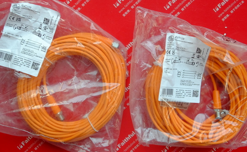 Ifm EVT109 IFM connection cable VDOGH040VAS0015E04STGH040VAS