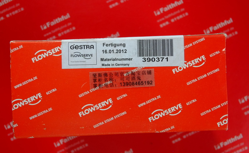 GESTRA TRS5-6B GESTRA new thermostat 390371 Flowserve Spisarker