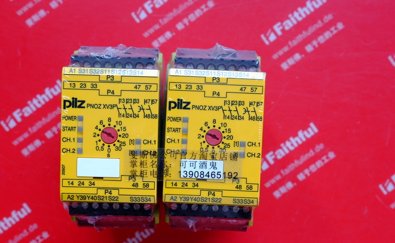 Pilz 777510 PILZ Safety Relays PNOZ XV3P 30/24 VDC 3n/o 2n/o t