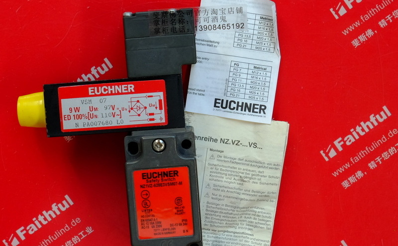 Euchner 082129 EUCHNER new safety switch NZ1VZ-528E3VSM07-M