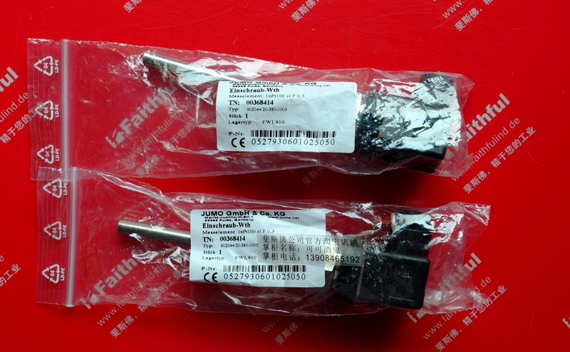 Jumo 00368414 JUMO new temperature sensor 902044-380-1003-1-8-100-104-26/000