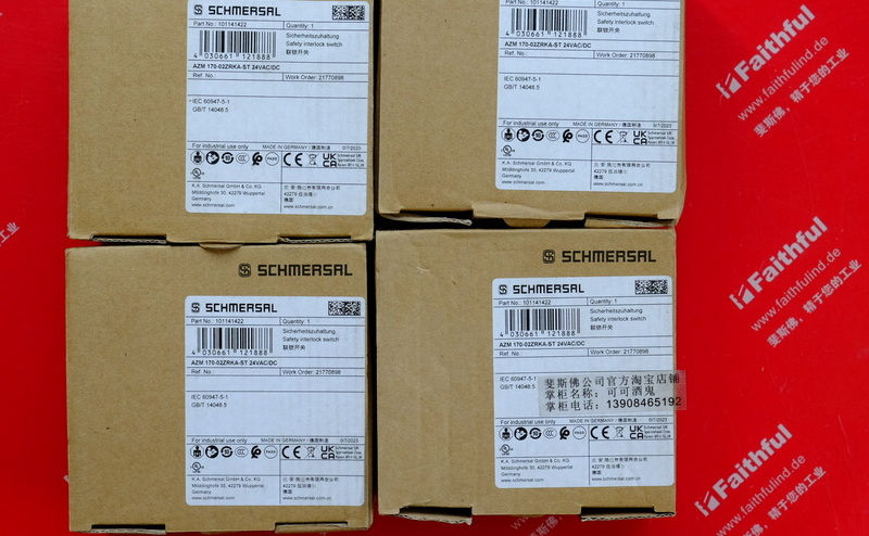 Schmersal 101141422 SCHMERSAL new safety switch AZM 170-02ZRKA-ST 24VAC/DC