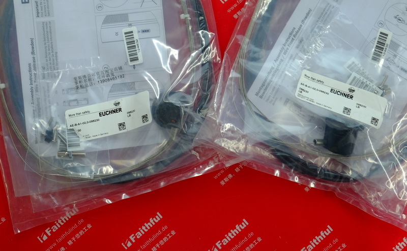 Euchner AE-B-A1-02,0-096230 EUCHNER front pull rope unlock function bowden