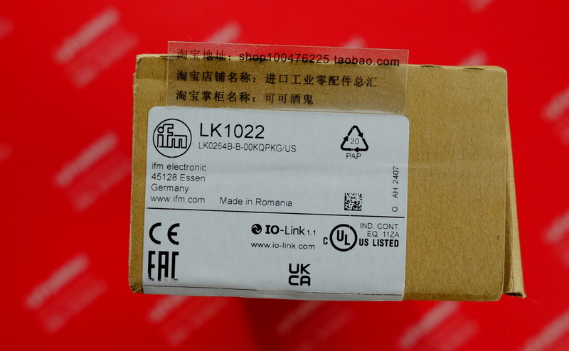 IFM LK1022 IFM New Electronic Level Sensor LK0264B-B-00KQPKG/US