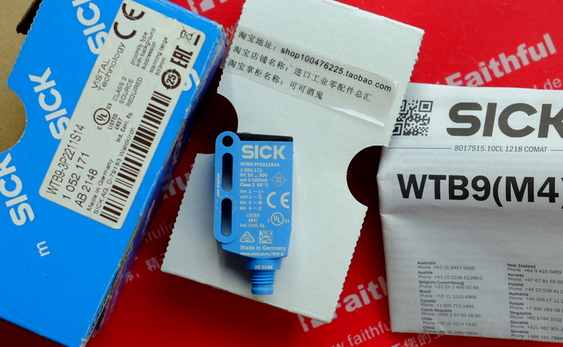 Sick WTB9-3P2211S14 SICK New Photoelectric Sensor 1052171
